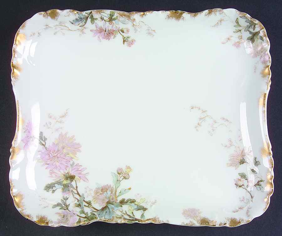 Schleiger 86A 9" Rectangular Serving Platter by Haviland-1