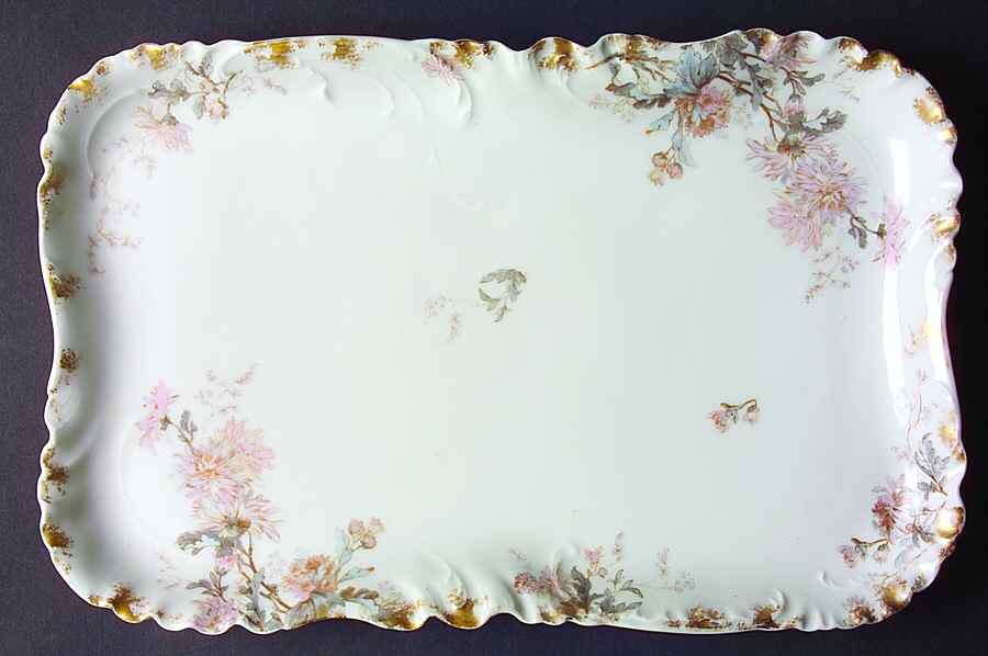Schleiger 86A 14" Rectangular Serving Platter by Haviland-1