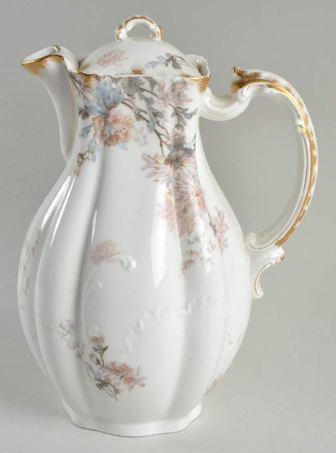 Schleiger 86A Chocolate Pot & Lid by Haviland-1