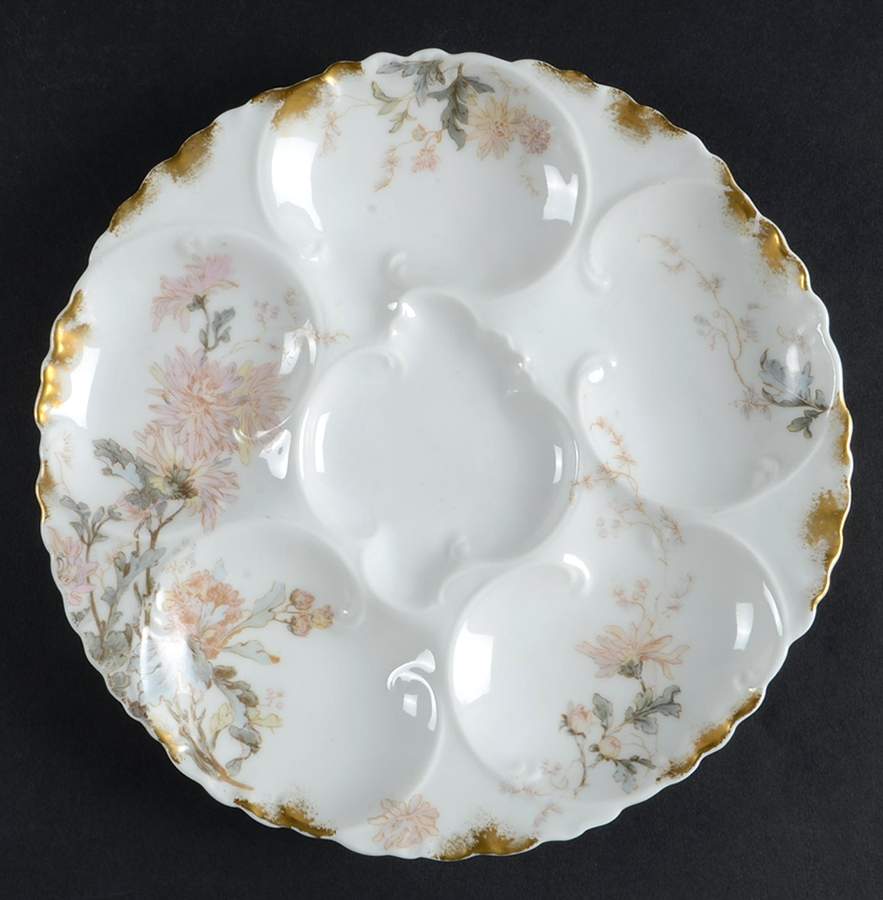 Schleiger 86A Oyster Plate by Haviland-1