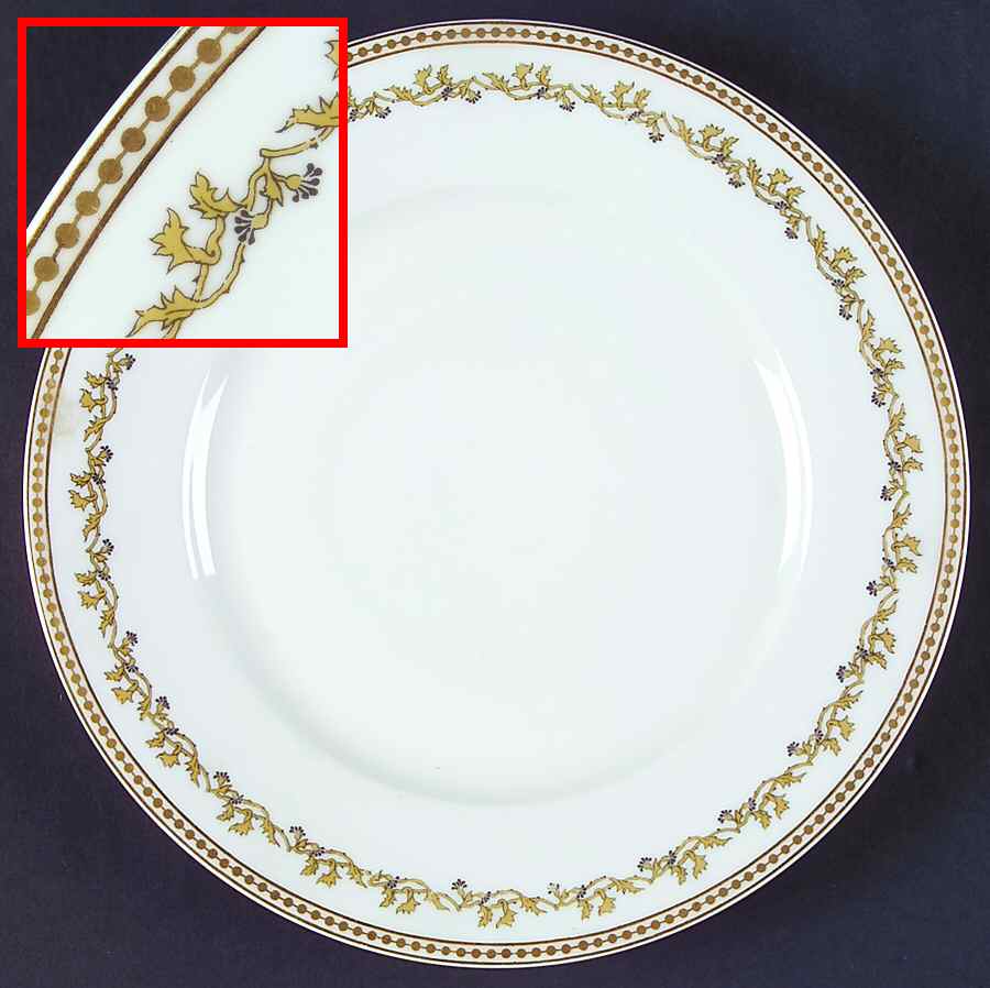 Schleiger 870a Luncheon Plate by Haviland-1