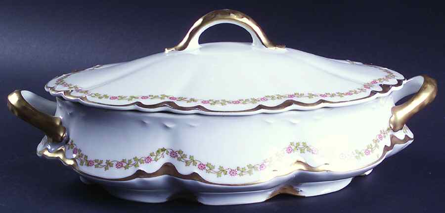 Schleiger 874B Oval Covered Vegetable by Haviland-1