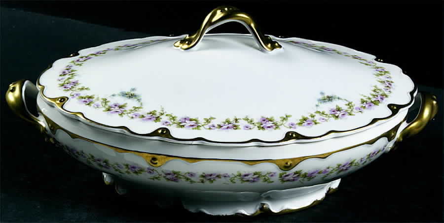 Schleiger 877 Oval Covered Vegetable by Haviland-1