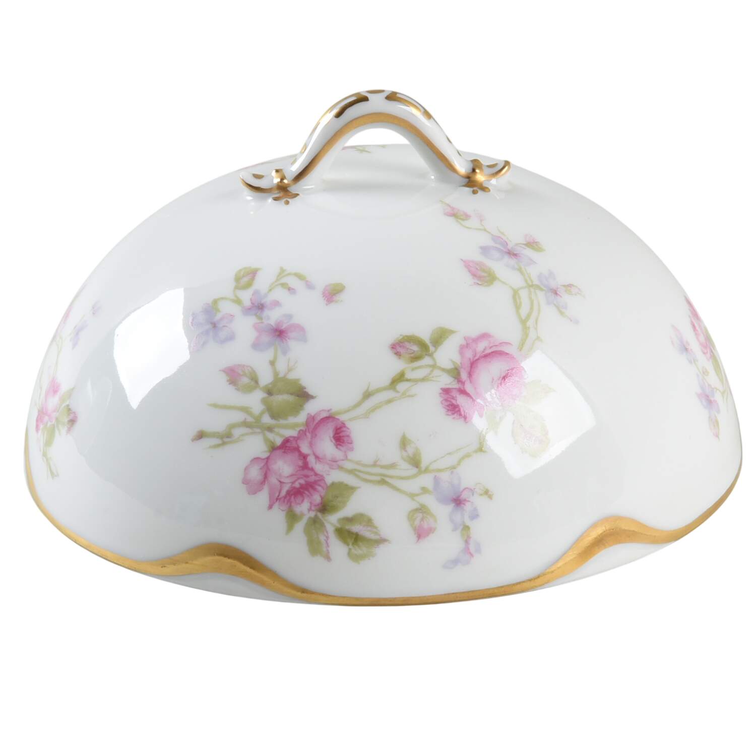 Schleiger 87b Lid for Round Butter by Haviland-1