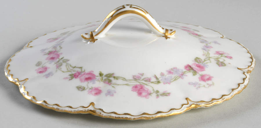 Schleiger 87C Lid for Round Vegetable by Haviland-1