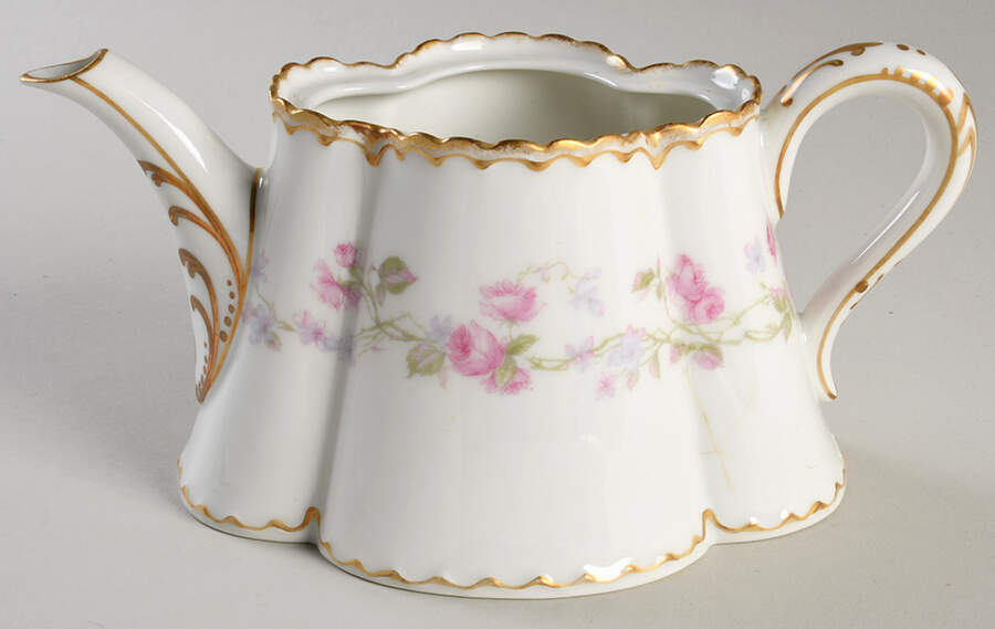 Schleiger 87C Teapot No Lid by Haviland-1