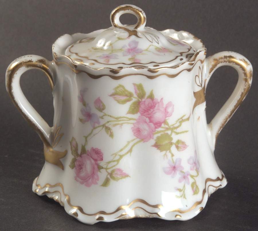 Schleiger 87D Mini Sugar Bowl & Lid by Haviland-1