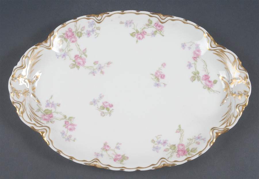 Schleiger 87D 13" Oval Serving Platter by Haviland-1