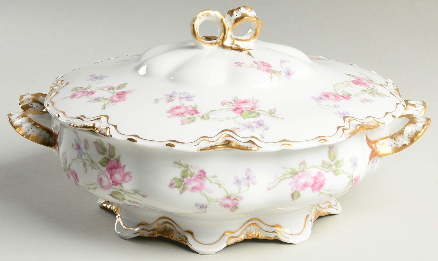Schleiger 87D Round Covered Vegetable by Haviland-1