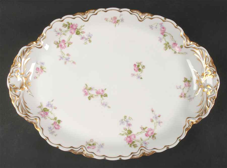 Schleiger 87D 16" Oval Serving Platter by Haviland-1