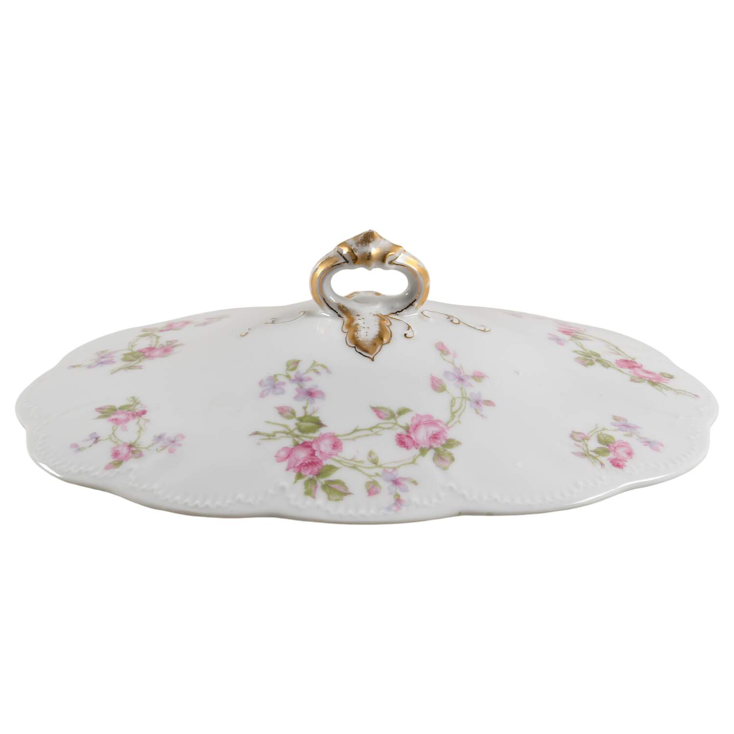 Schleiger 87H Lid for Oval Vegetable by Haviland-1