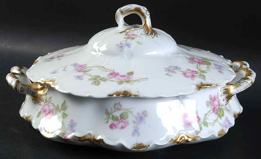 Schleiger 87H Round Covered Vegetable by Haviland-1