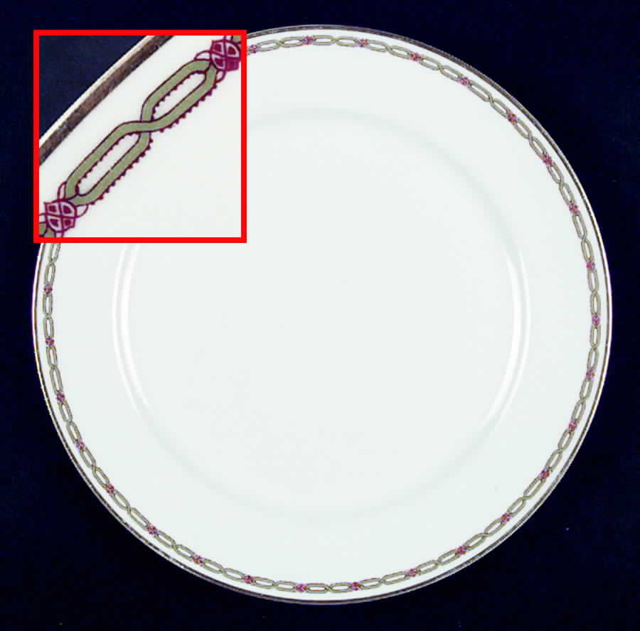 Schleiger 881 Dinner Plate by Haviland-1