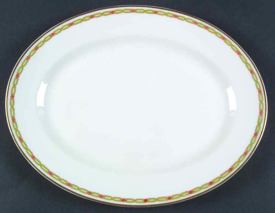 Schleiger 881 11" Oval Serving Platter by Haviland-1