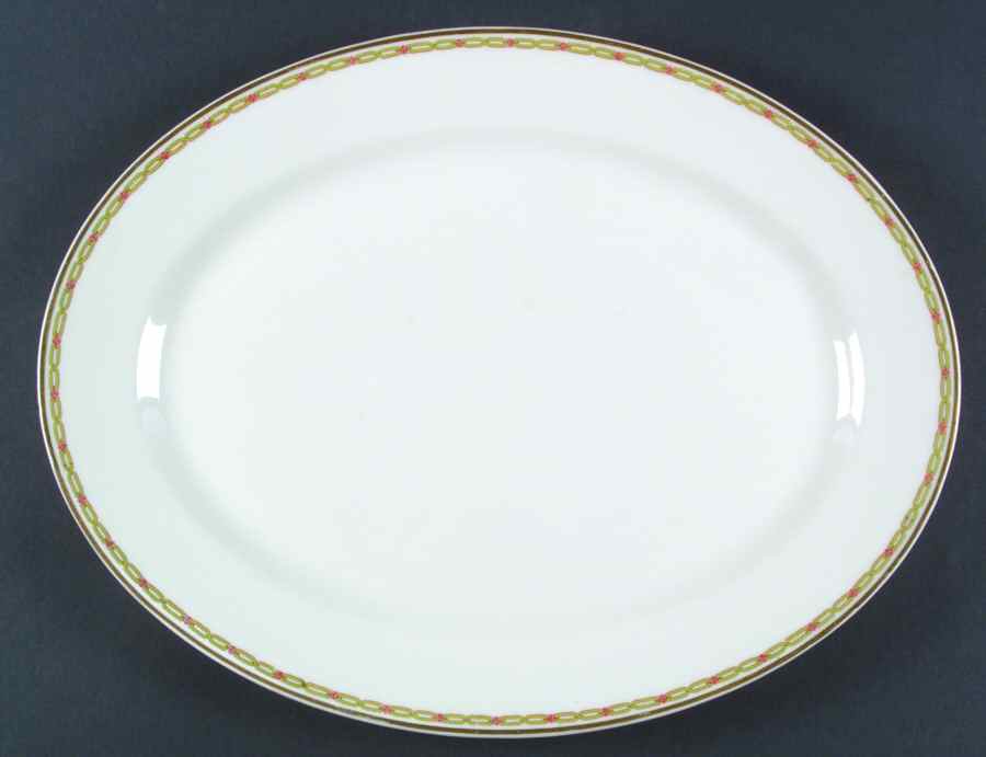 Schleiger 881 16" Oval Serving Platter by Haviland-1