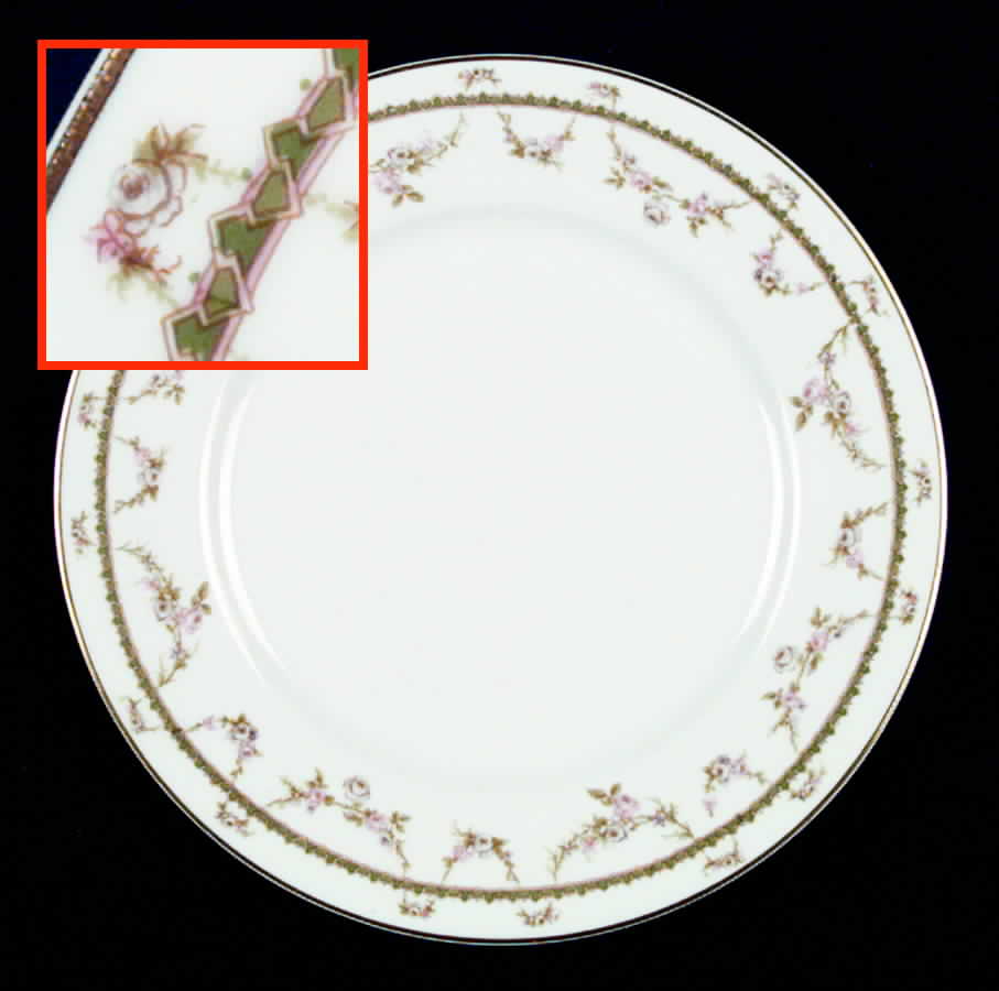 Schleiger 883 Dinner Plate by Haviland-1