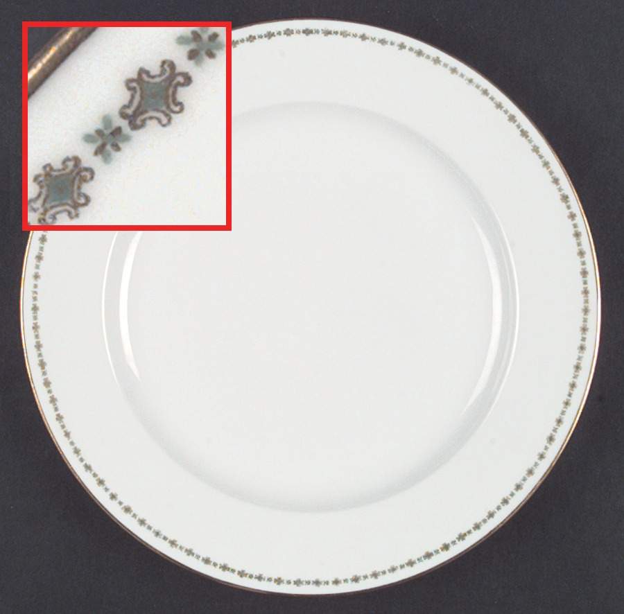 Schleiger 885A Dinner Plate by Haviland-1