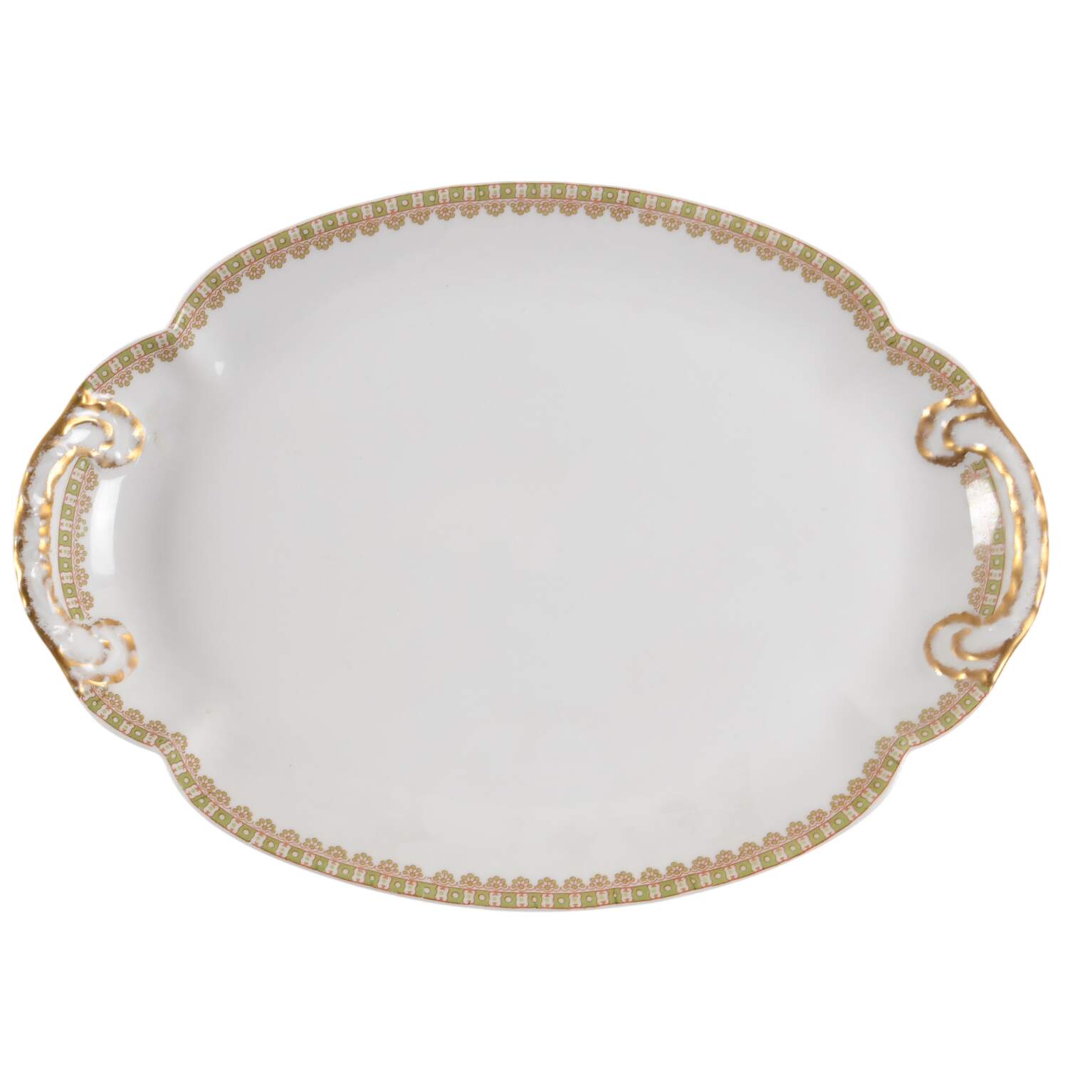 Schleiger 887 13" Oval Serving Platter by Haviland-1