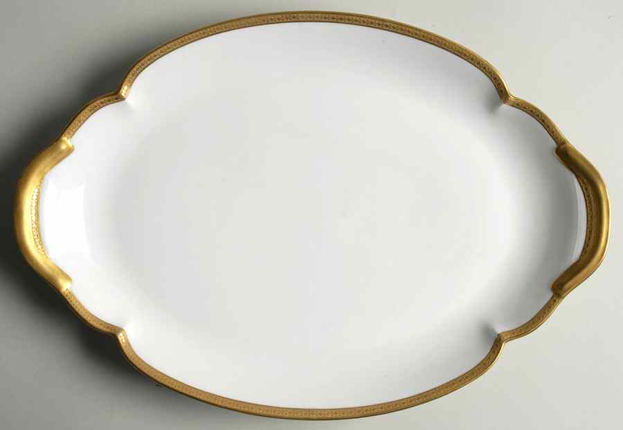 Schleiger 890 14" Oval Serving Platter by Haviland-1