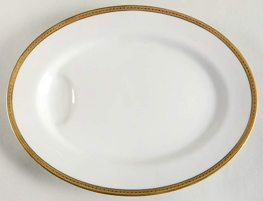 Schleiger 890 11" Oval Serving Platter by Haviland-1