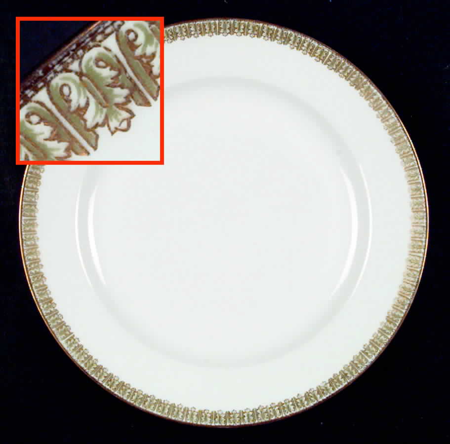 Schleiger 892 Dinner Plate by Haviland-1