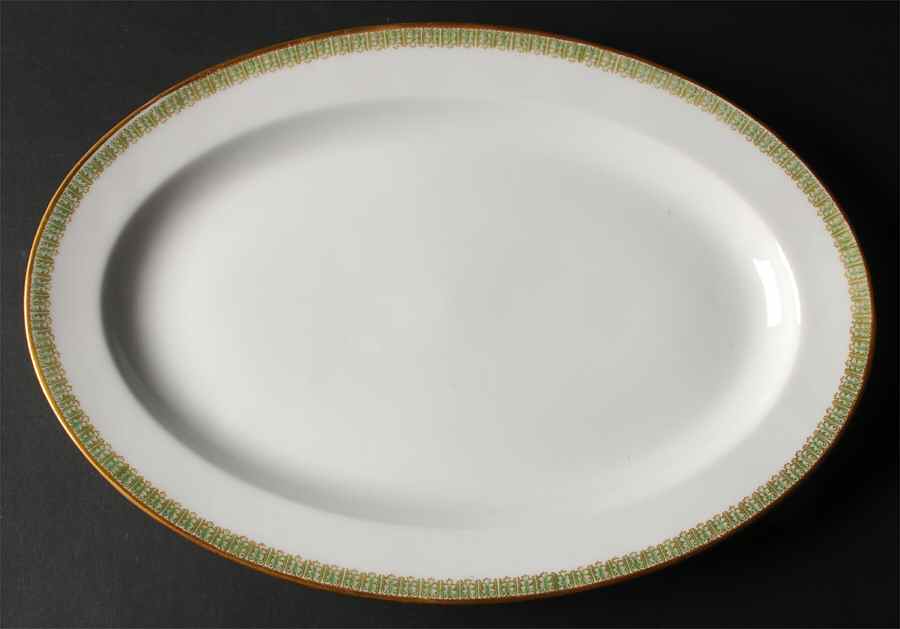 Schleiger 892 16" Oval Serving Platter by Haviland-1