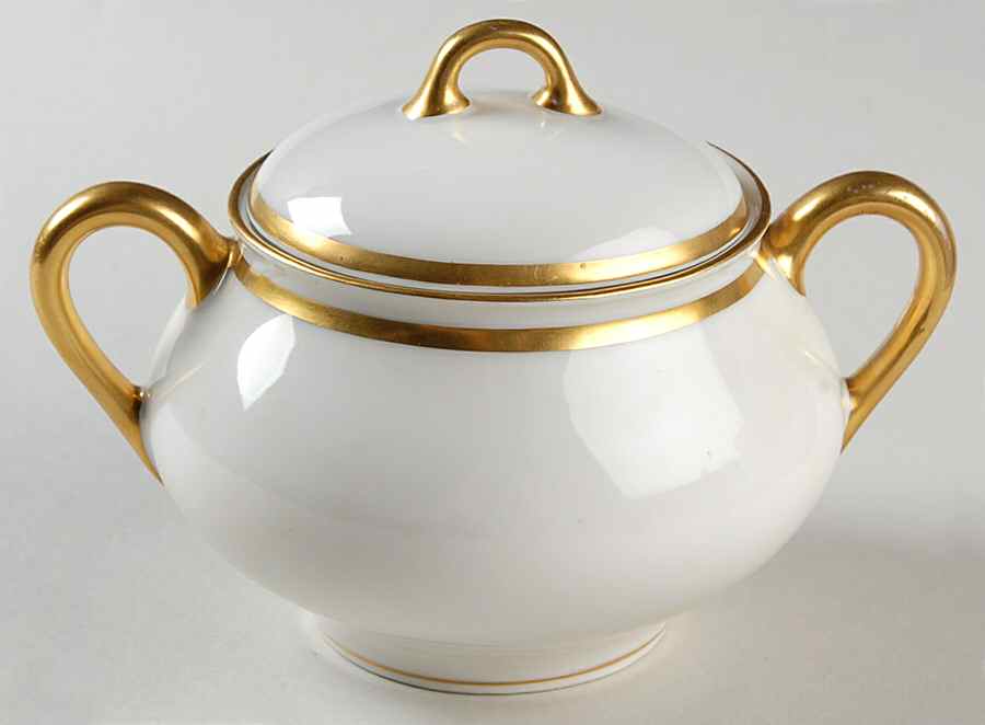 Schleiger 898 Sugar Bowl & Lid by Haviland-1