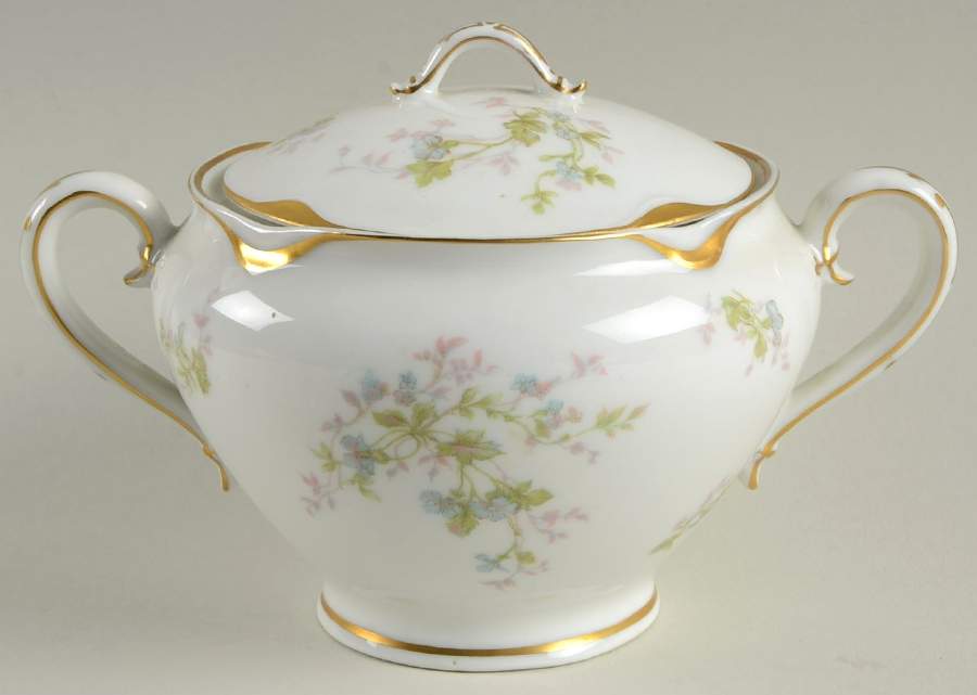 Schleiger 904D Sugar Bowl & Lid by Haviland-1