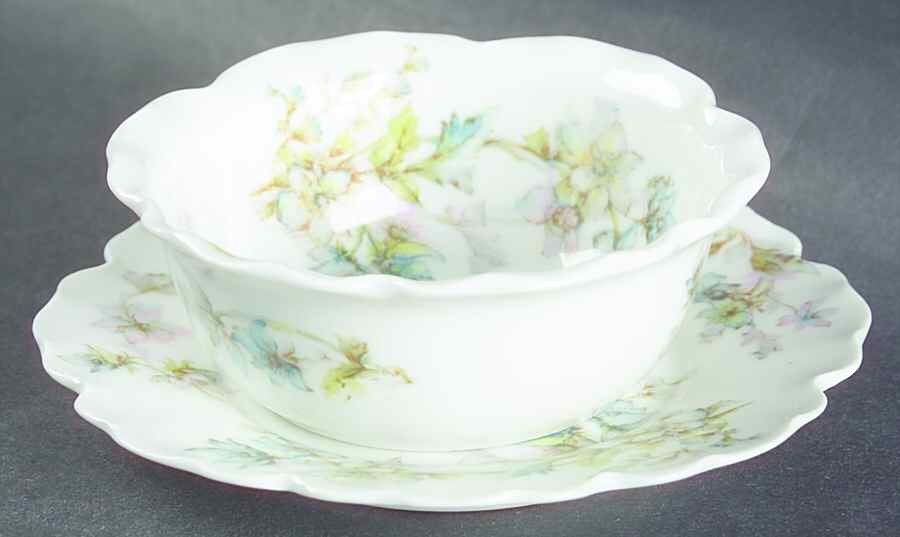 Schleiger 91 Ramekin & Saucer Set by Haviland-1