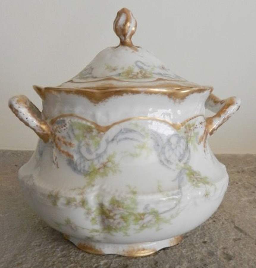 Schleiger 912a Sugar Bowl & Lid by Haviland-1