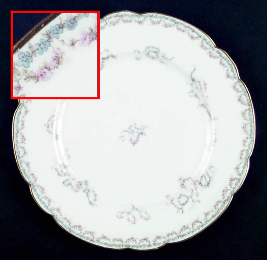 Schleiger 914a Dinner Plate by Haviland-1