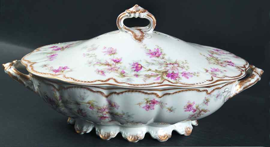 Schleiger 91A Oval Covered Vegetable by Haviland-1