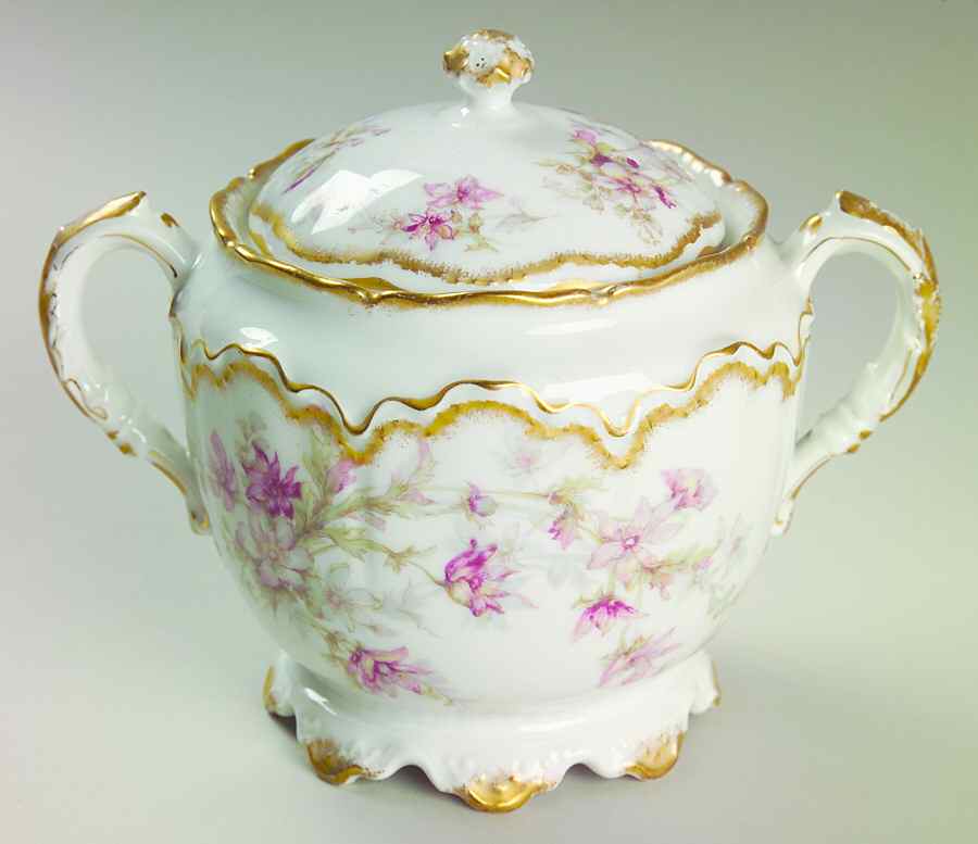 Schleiger 91A Sugar Bowl & Lid by Haviland-1