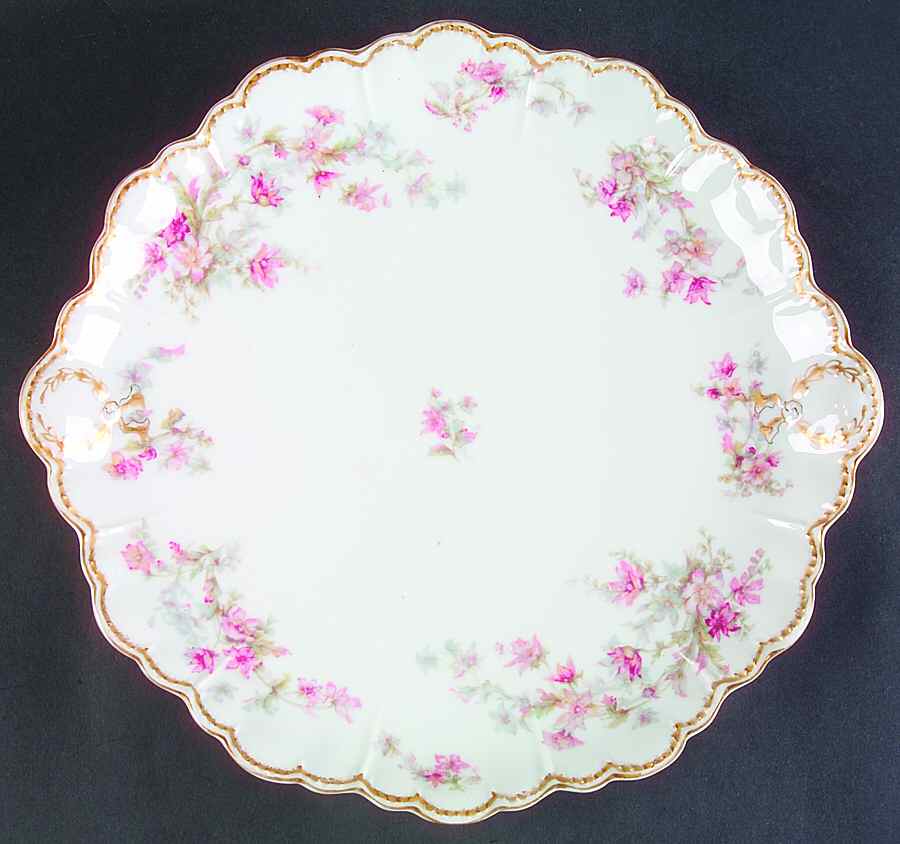 Schleiger 91A Handled Cake Plate by Haviland-1
