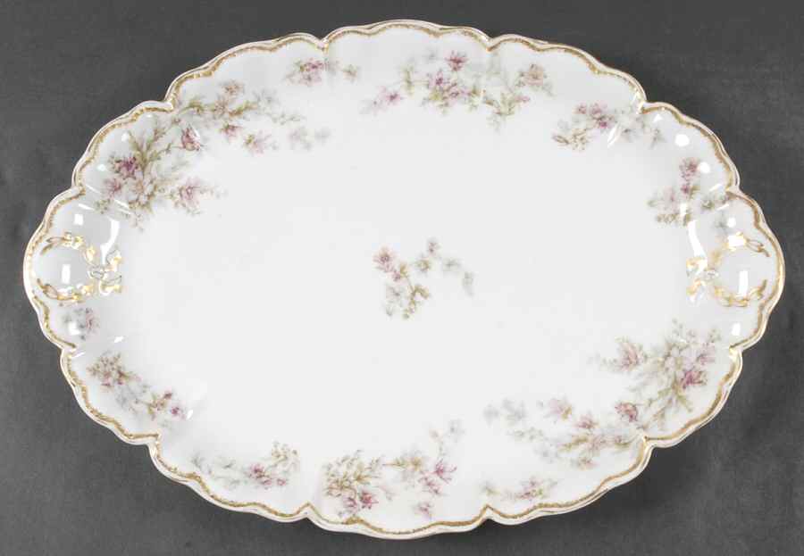 Schleiger 91A 16" Oval Serving Platter by Haviland-1