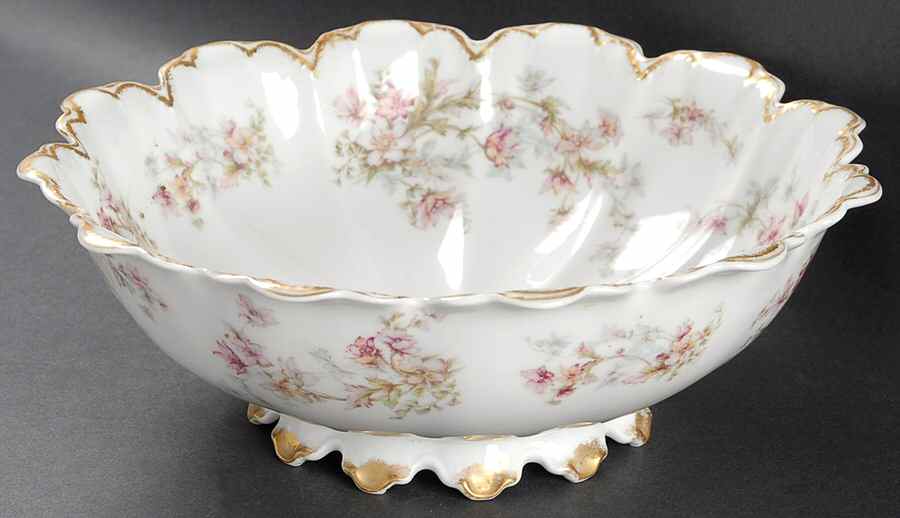 Schleiger 91A 10" Large Salad Serving Bowl by Haviland-1