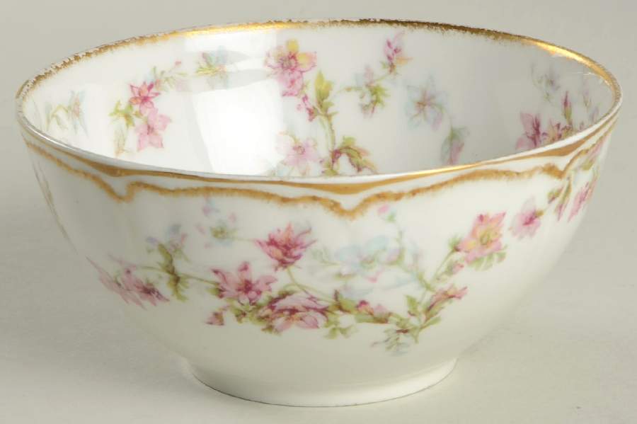 Schleiger 91A Cranberry Bowl by Haviland-1