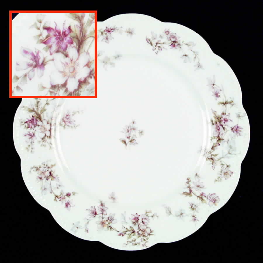 Schleiger 91b Dinner Plate by Haviland-1