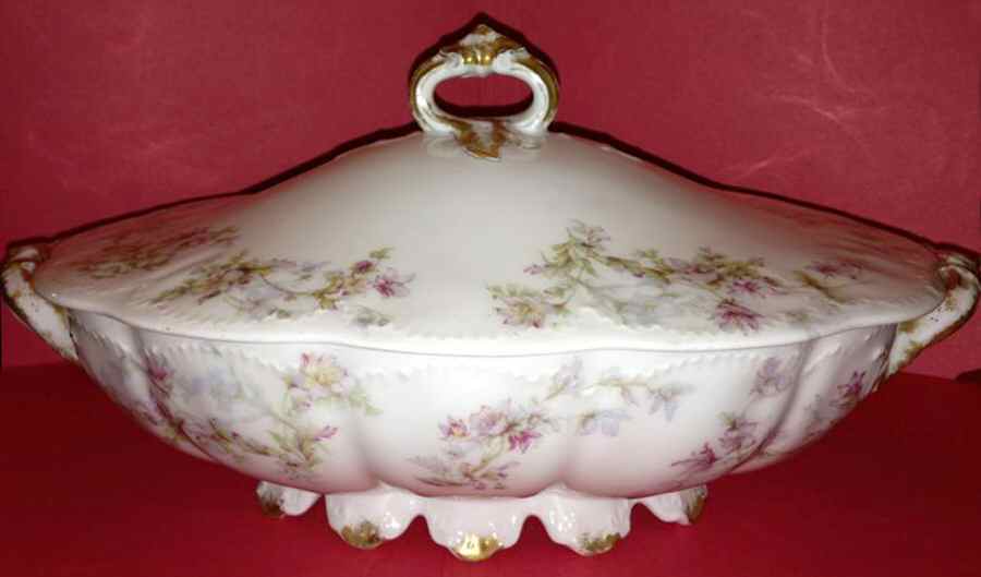 Schleiger 91b Oval Covered Vegetable by Haviland-1