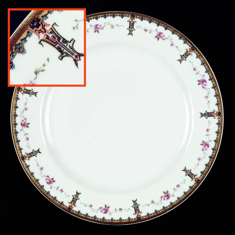 Schleiger 920 Dinner Plate by Haviland-1