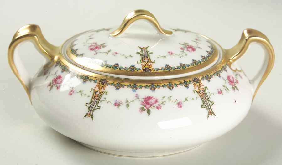 Schleiger 920 Sugar Bowl & Lid by Haviland-1