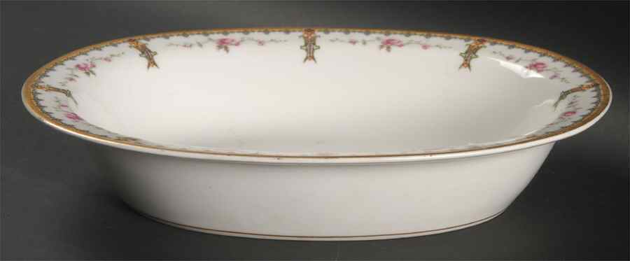 Schleiger 920 10" Oval Vegetable Bowl by Haviland-1