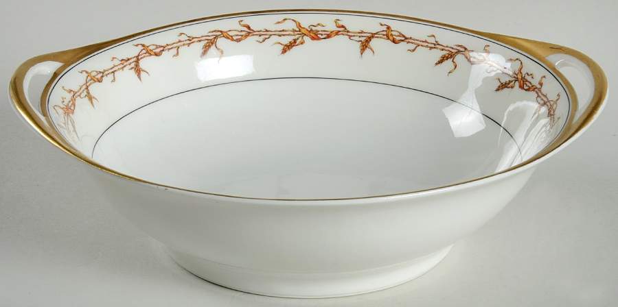 Schleiger 939 8" Round Vegetable Bowl by Haviland-1