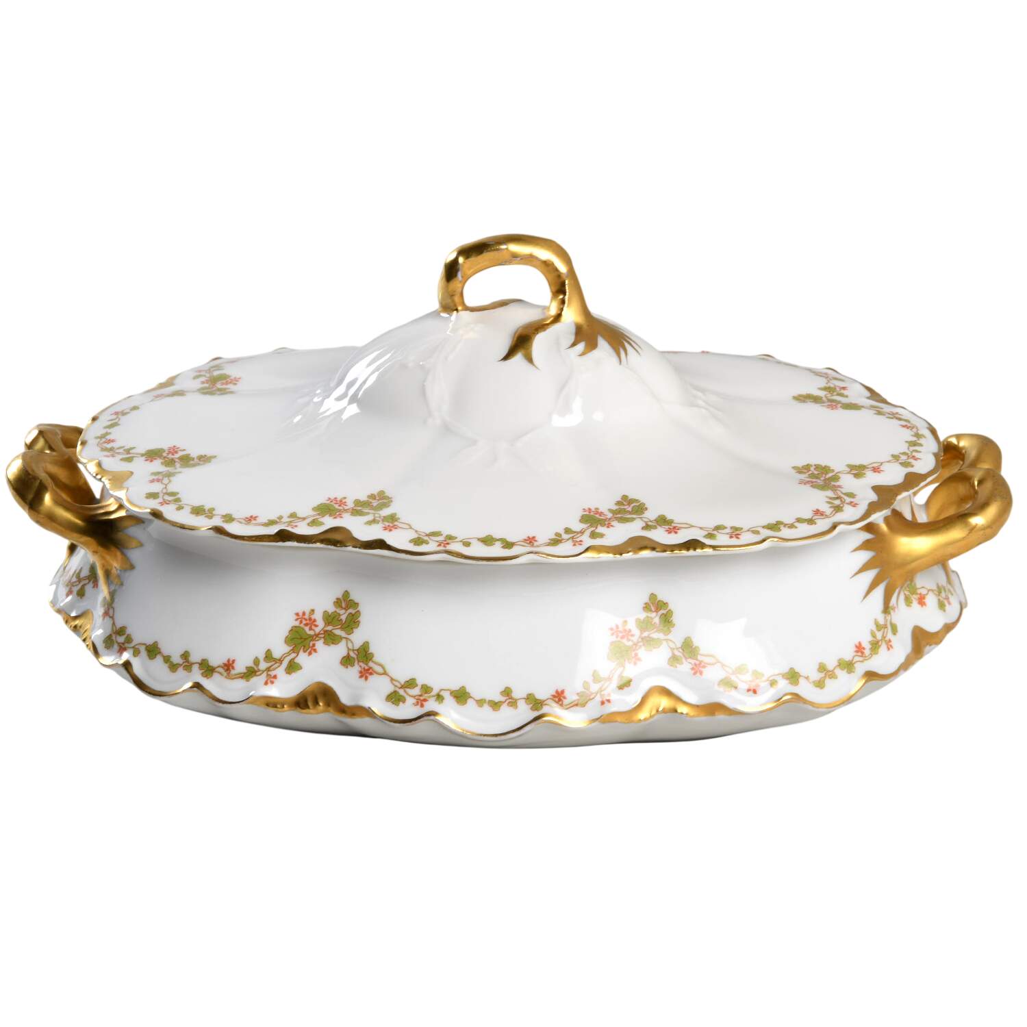 Schleiger 95 Oval Covered Vegetable by Haviland-1