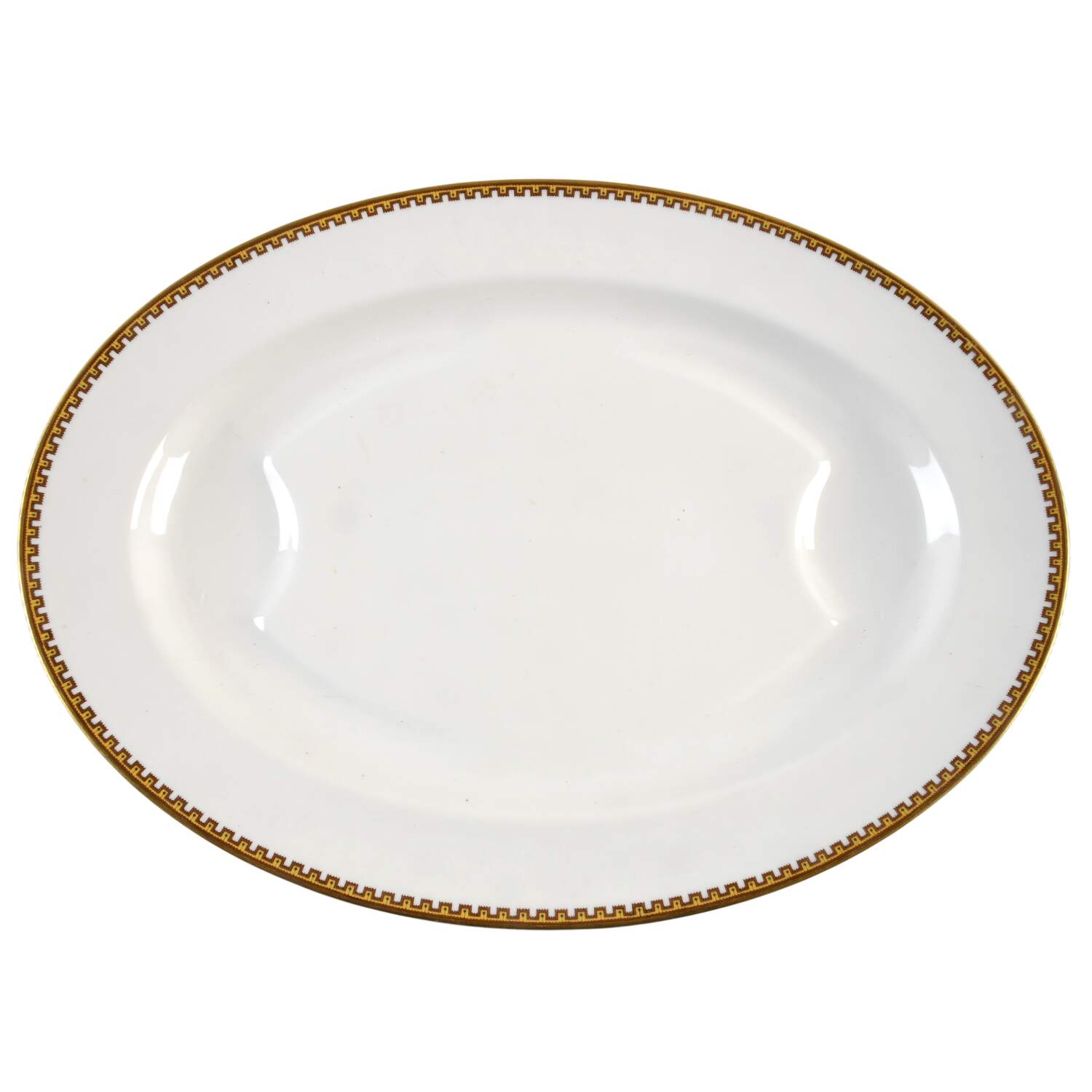 Schleiger 962 18" Oval Serving Platter with Well by Haviland-1