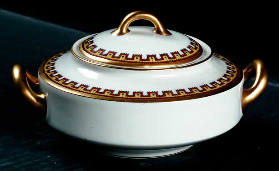 Schleiger 962 Mini Sugar Bowl & Lid by Haviland-1