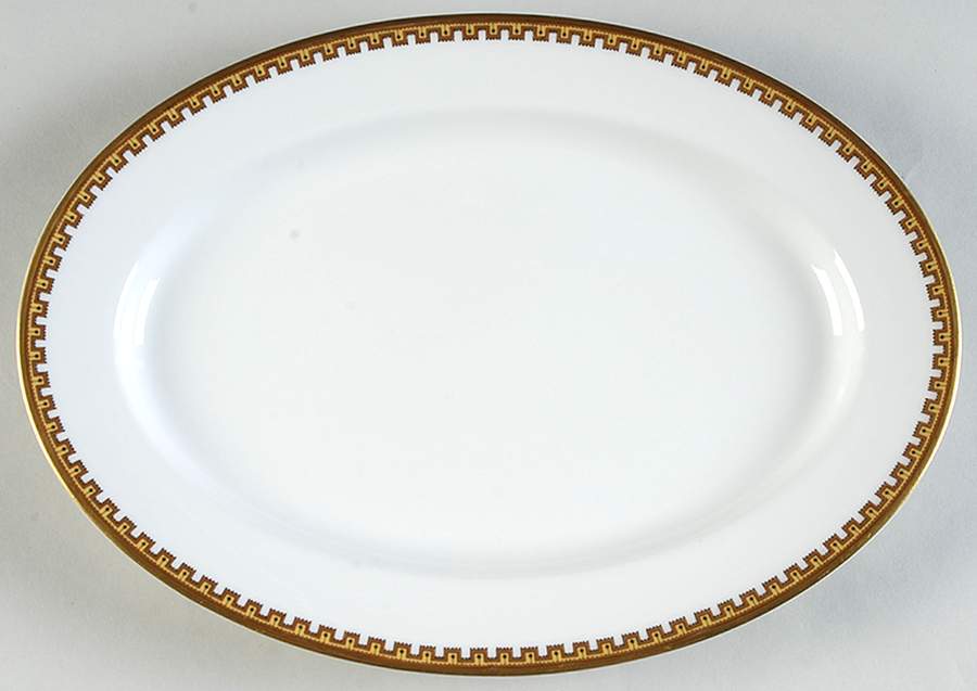 Schleiger 962 11" Oval Serving Platter by Haviland-1