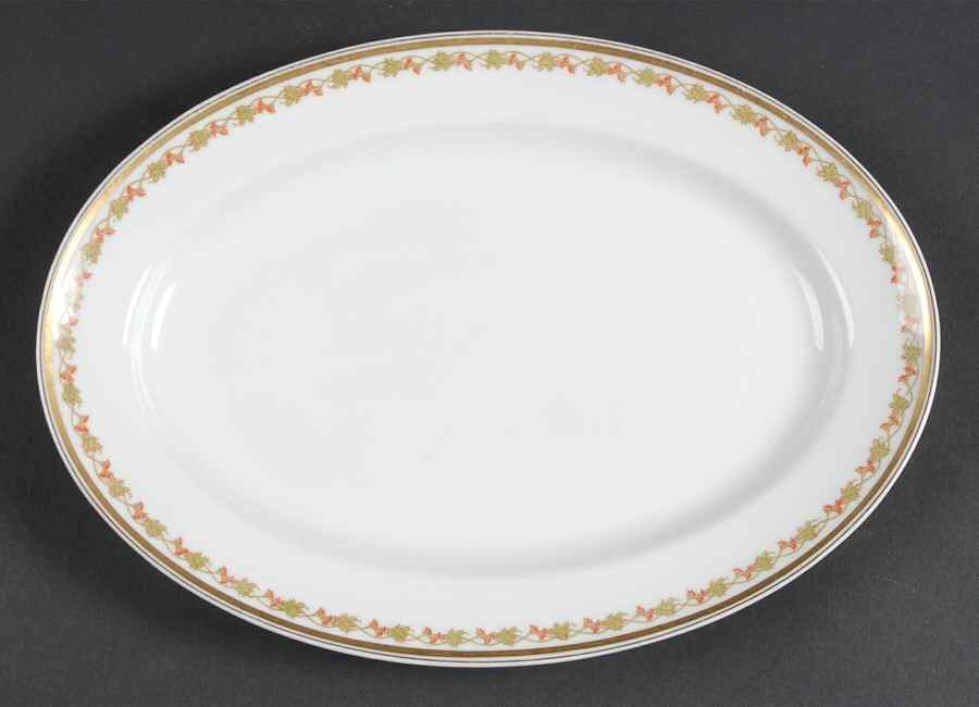 Schleiger 964 11" Oval Serving Platter by Haviland-1