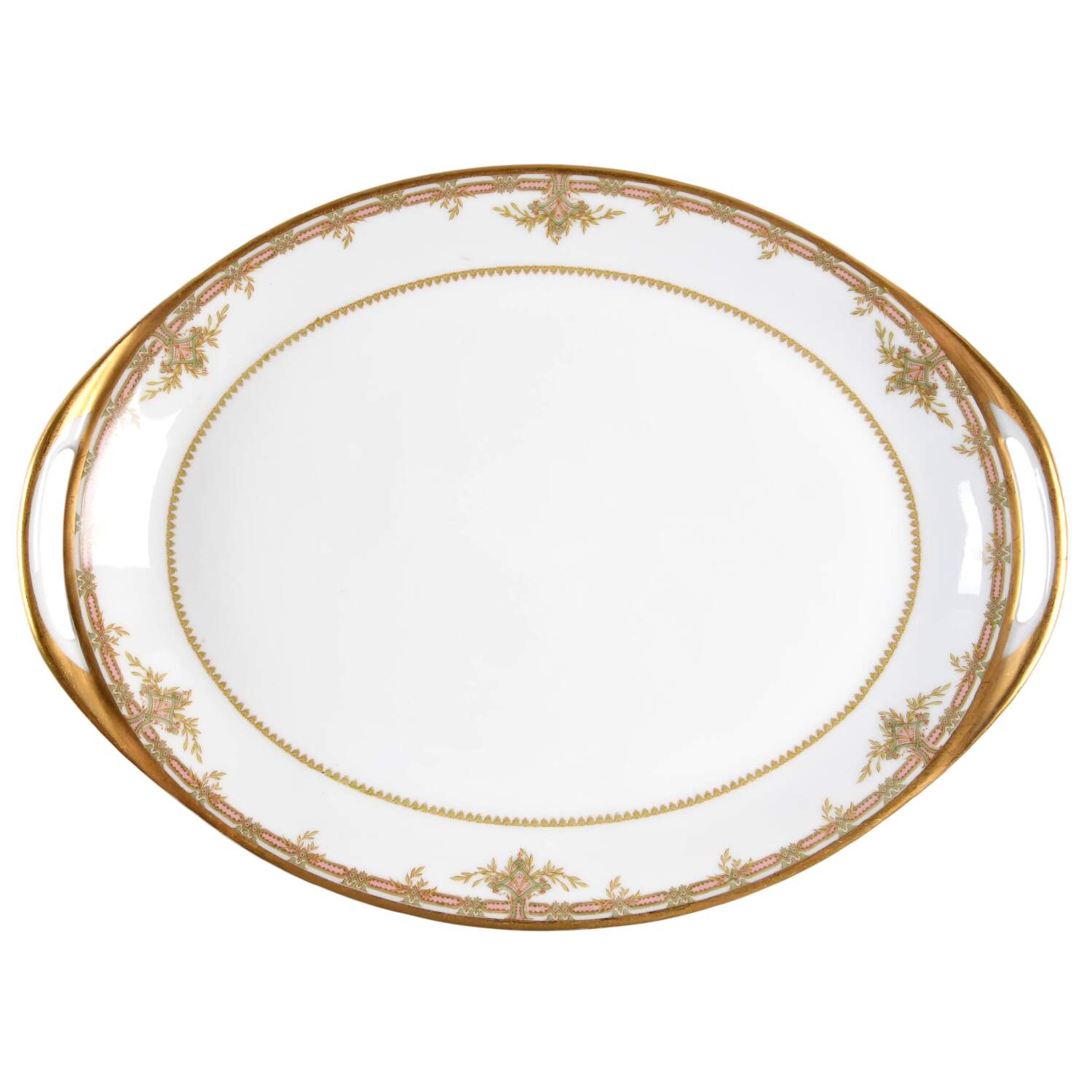 Schleiger 967 13" Oval Serving Platter by Haviland-1