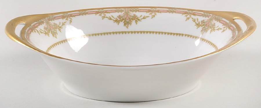 Schleiger 967 10" Oval Vegetable Bowl by Haviland-1